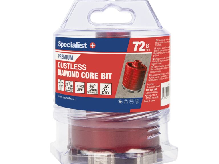 Teemantfrees 72mm, Specialist