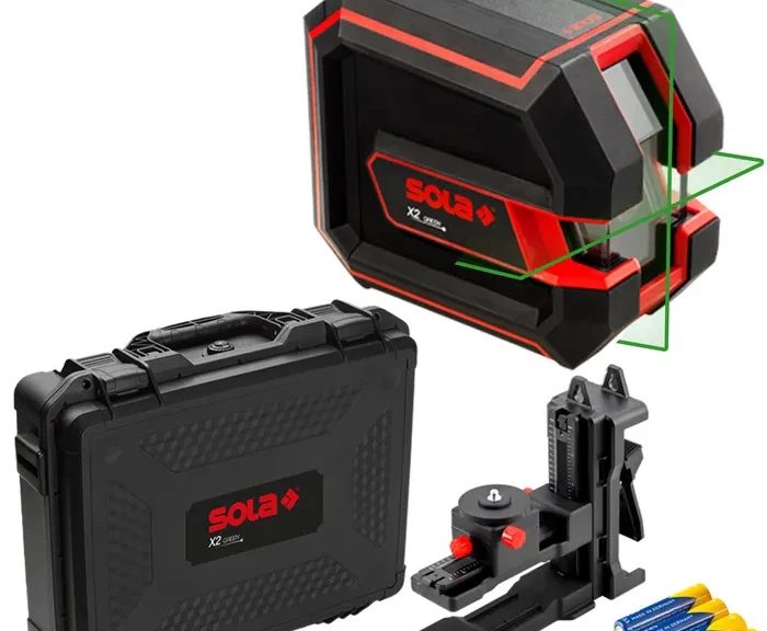 Ristjoonlaser rohelise kiirega X2 GREEN, SOLA