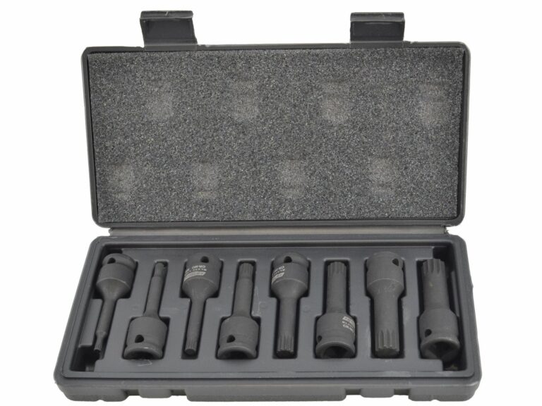 Tähik löökpadrunid 1/2" 8 osa, AWTOOLS