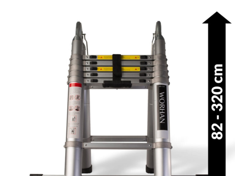 Teleskoopredel 2x5 astet (alumiiniumrõngad) 3,2m WORHAN