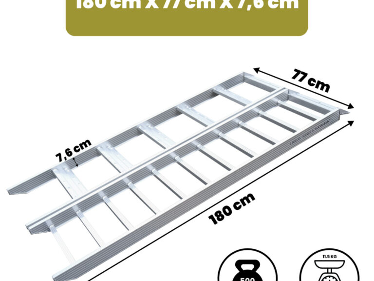 Mootorratta ramp 180cm, WORHAN
