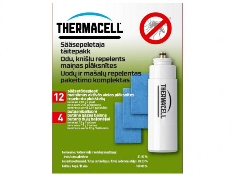 Sääsepeletaja täitekomplekt 48 tundi, Thermacell